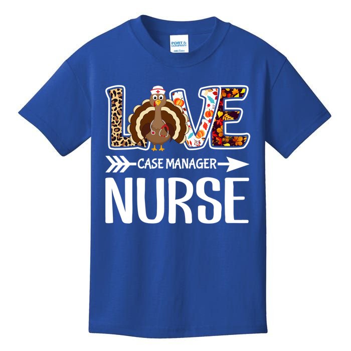 Love Turkey Thanksgiving Case Ager Nurse Costume Leopard Gift Kids T-Shirt