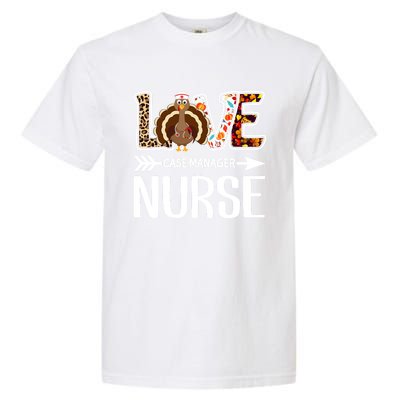 Love Turkey Thanksgiving Case Ager Nurse Costume Leopard Gift Garment-Dyed Heavyweight T-Shirt