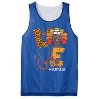 Love Turkey Thanksgiving Nurse Life Fall Scrub Top Funny Mesh Reversible Basketball Jersey Tank