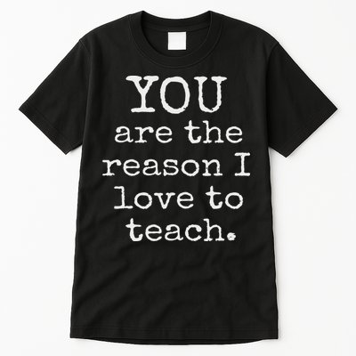 Love To Teach Positive Affirmation Kind Motivational Teacher Tall T-Shirt