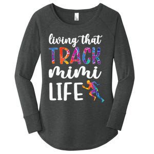 Living That Track Mimi Life Track And Field Mimi Women's Perfect Tri Tunic Long Sleeve Shirt