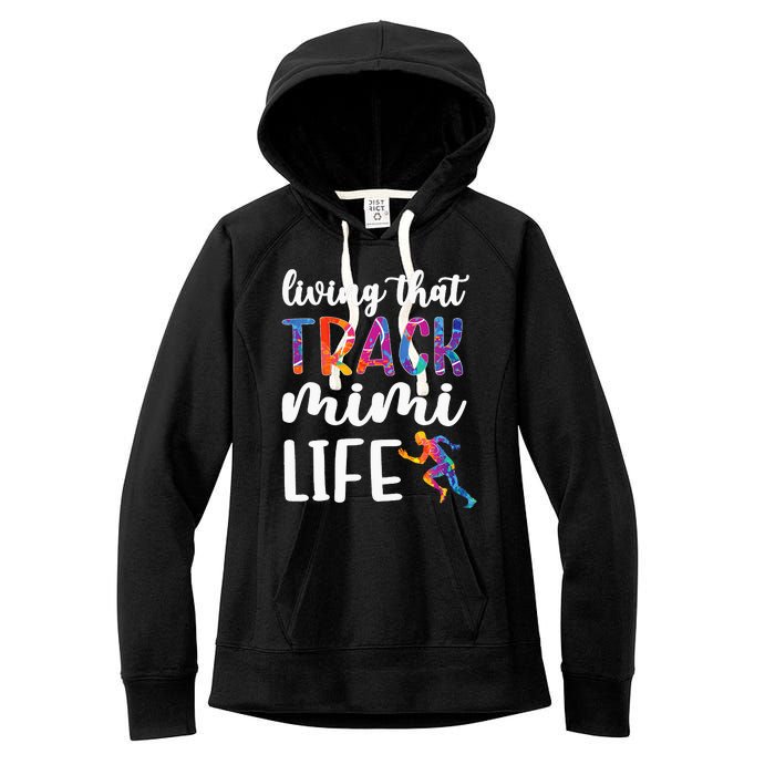 Living That Track Mimi Life Track And Field Mimi Women's Fleece Hoodie