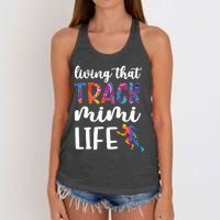 Living That Track Mimi Life Track And Field Mimi Women's Knotted Racerback Tank