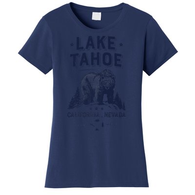 Lake Tahoe Tees California Nevada Vintage Bear Gift Women's T-Shirt