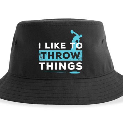 Like Things Track Field Discus Athlete Throw Sustainable Bucket Hat