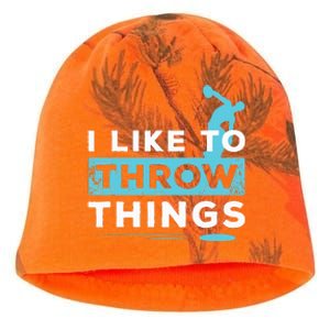 Like Things Track Field Discus Athlete Throw Kati - Camo Knit Beanie