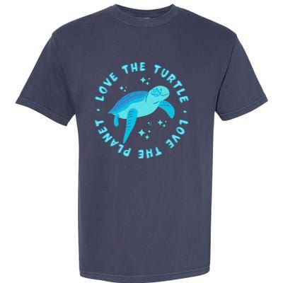 Love The Turtle Love The Planet Garment-Dyed Heavyweight T-Shirt