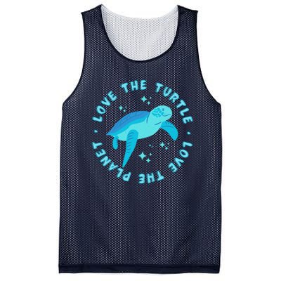 Love The Turtle Love The Planet Mesh Reversible Basketball Jersey Tank