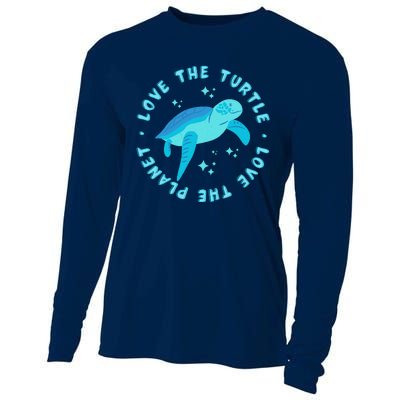 Love The Turtle Love The Planet Cooling Performance Long Sleeve Crew