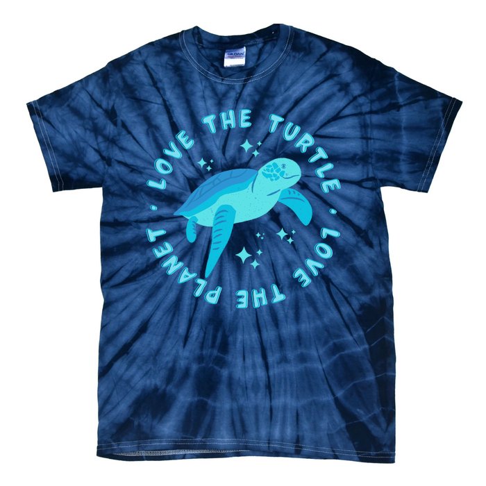 Love The Turtle Love The Planet Tie-Dye T-Shirt