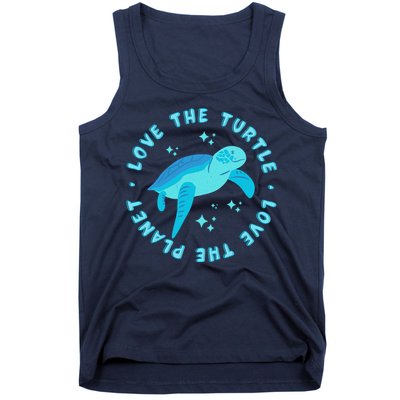 Love The Turtle Love The Planet Tank Top