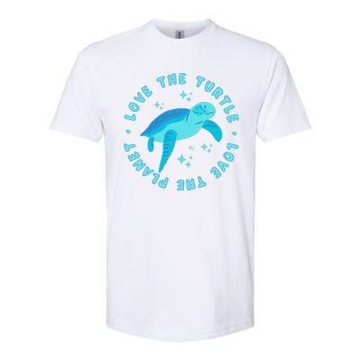 Love The Turtle Love The Planet Softstyle® CVC T-Shirt