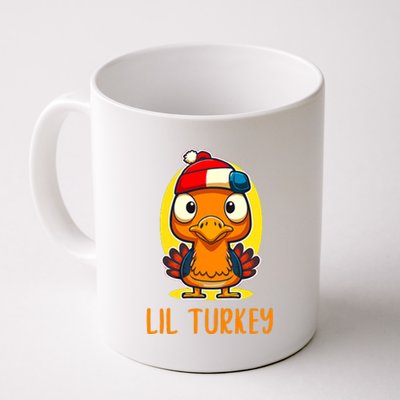 Lil Turkey Thanksgiving Toddler Boys Cute Funny Coffee Mug