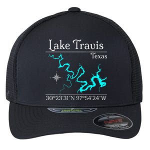 Lake Travis Texas Flexfit Unipanel Trucker Cap