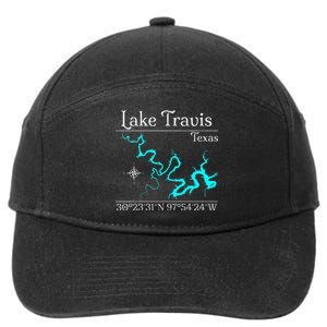 Lake Travis Texas 7-Panel Snapback Hat