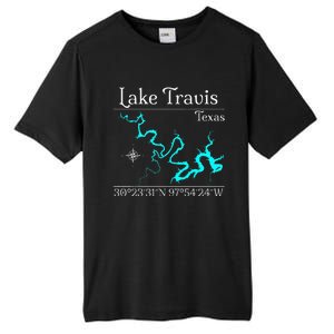 Lake Travis Texas Tall Fusion ChromaSoft Performance T-Shirt