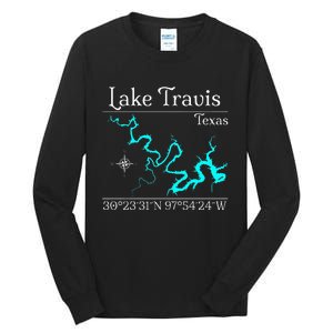 Lake Travis Texas Tall Long Sleeve T-Shirt