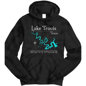 Lake Travis Texas Tie Dye Hoodie