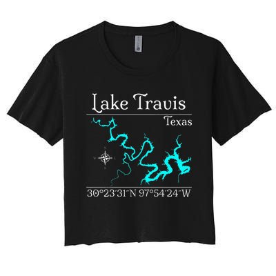 Lake Travis Texas Women's Crop Top Tee