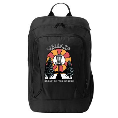 Listen To The Silent Trees Float On The Breeze City Backpack