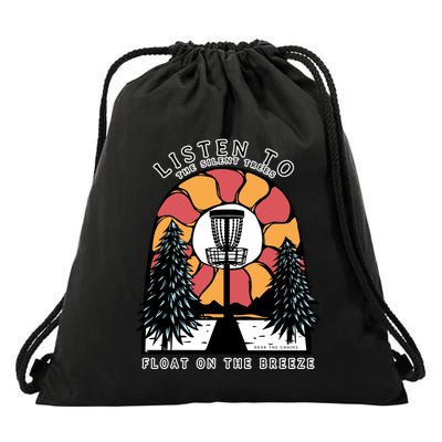 Listen To The Silent Trees Float On The Breeze Drawstring Bag