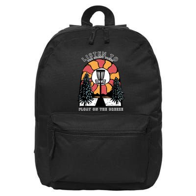 Listen To The Silent Trees Float On The Breeze 16 in Basic Backpack