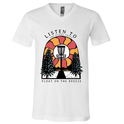 Listen To The Silent Trees Float On The Breeze V-Neck T-Shirt