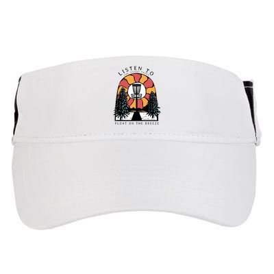 Listen To The Silent Trees Float On The Breeze Adult Drive Performance Visor