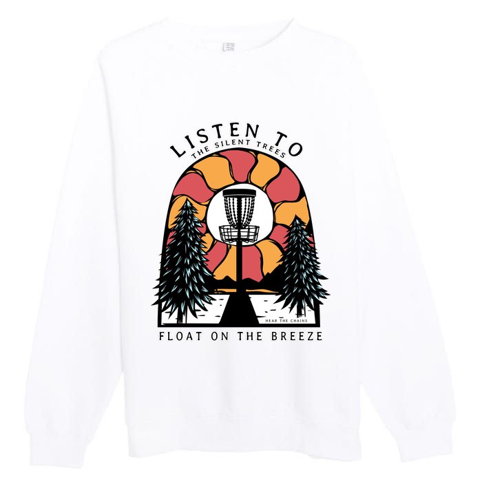 Listen To The Silent Trees Float On The Breeze Premium Crewneck Sweatshirt