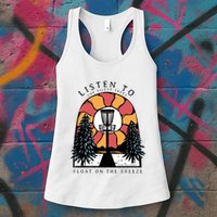 Listen To The Silent Trees Float On The Breeze Womens Tank Top