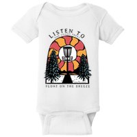 Listen To The Silent Trees Float On The Breeze Baby Bodysuit