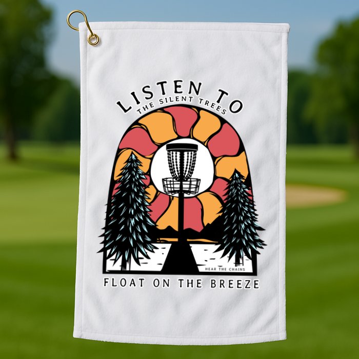 Listen To The Silent Trees Float On The Breeze Golf Towel