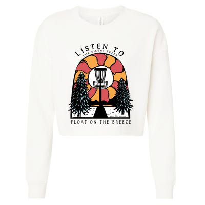 Listen To The Silent Trees Float On The Breeze Cropped Pullover Crew