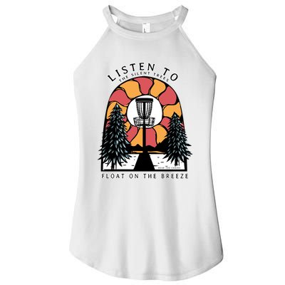 Listen To The Silent Trees Float On The Breeze Women's Perfect Tri Rocker Tank