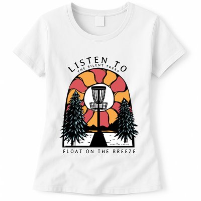 Listen To The Silent Trees Float On The Breeze Womens T-Shirt