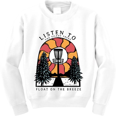 Listen To The Silent Trees Float On The Breeze Kids Sweatshirt