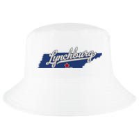 Lynchburg Tennessee Tn Map Cool Comfort Performance Bucket Hat