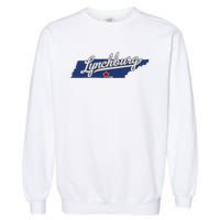 Lynchburg Tennessee Tn Map Garment-Dyed Sweatshirt