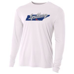 Lynchburg Tennessee Tn Map Cooling Performance Long Sleeve Crew