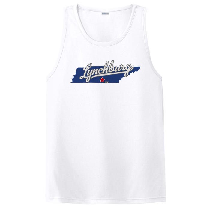 Lynchburg Tennessee Tn Map PosiCharge Competitor Tank