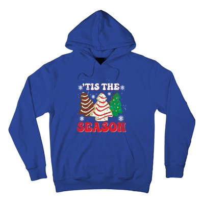 Little Tis' The Season Christmas Tree Cakes Xmas Holidays Gift Hoodie