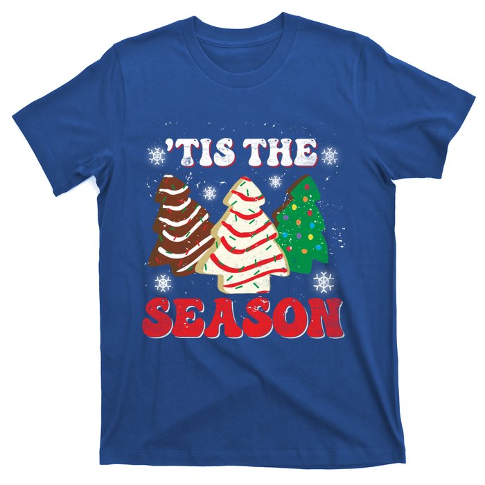 Little Tis' The Season Christmas Tree Cakes Xmas Holidays Gift T-Shirt