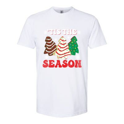 Little Tis' The Season Christmas Tree Cakes Xmas Holidays Gift Softstyle CVC T-Shirt