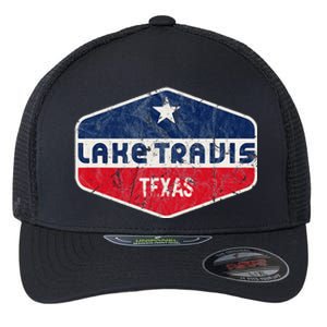 Lake Travis Texas Flexfit Unipanel Trucker Cap