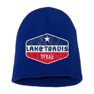 Lake Travis Texas Short Acrylic Beanie