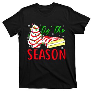 Little Tis' The Season Christmas Tree Cakes Debbie Becky Jen T-Shirt