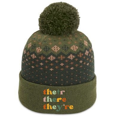 Learn Their There They’re Funny Grammar The Baniff Cuffed Pom Beanie