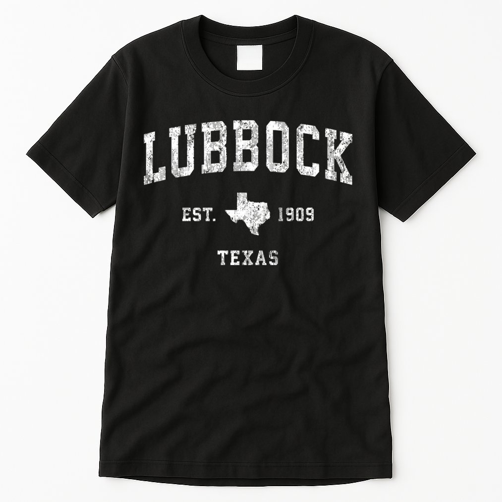 Lubbock Texas Tx Vintage Athletic Sports Tall T-Shirt