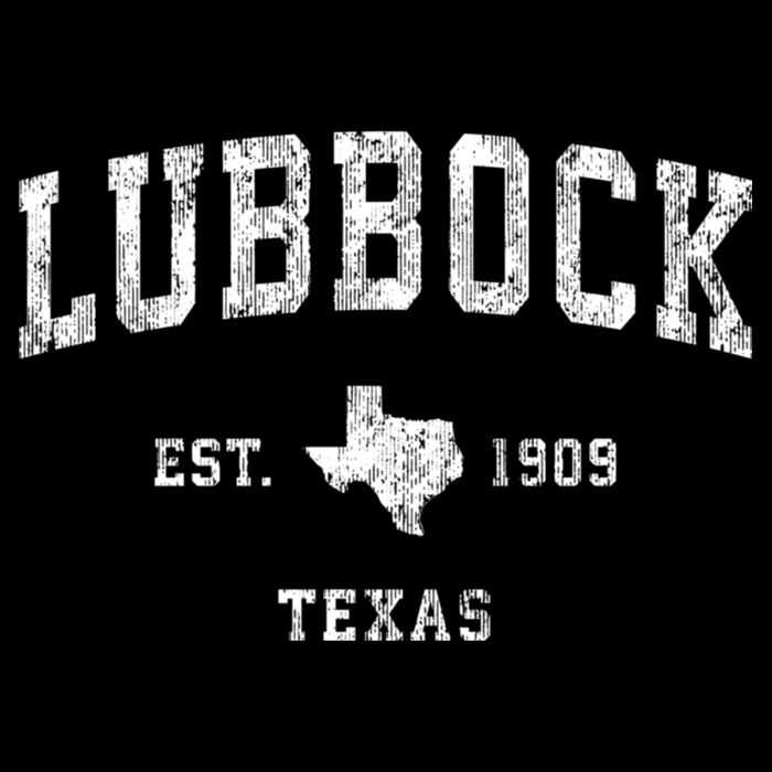 Lubbock Texas Tx Vintage Athletic Sports Baby Bodysuit
