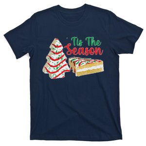 Little Tis The Season Christmas Tree Cakes Xmas Pajamas T-Shirt